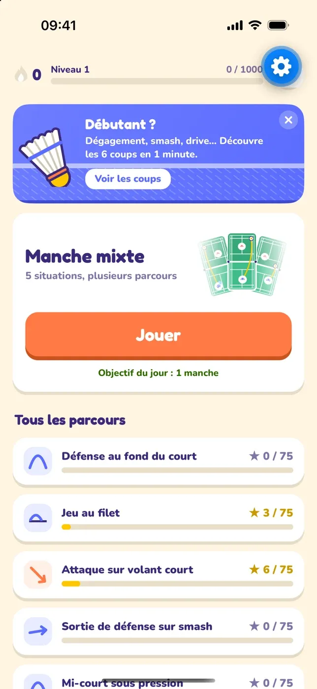 Rally Mind : l'accueil avec la manche mixte et les parcours tactiques
